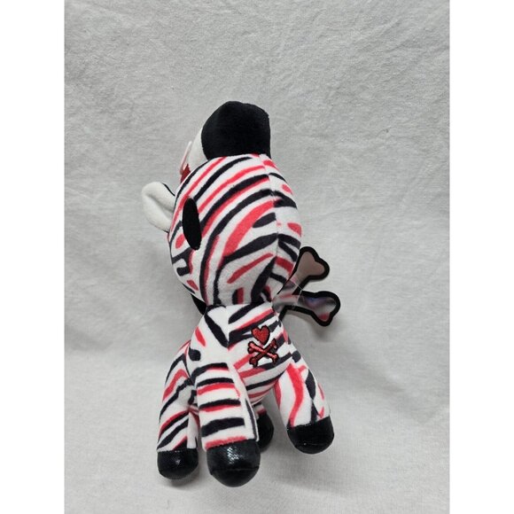 Tokidoki Unicorno Plush - ZAMBA (Small - 7.5 inch) - Red White Black Zebra - Picture 5 of 12